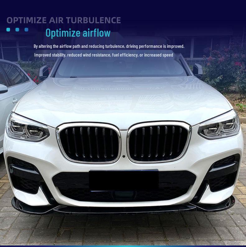 Совместимо с BMW Sport: Передний сплиттер, накладки на бампер и углы заднего бампера для тюнинга
