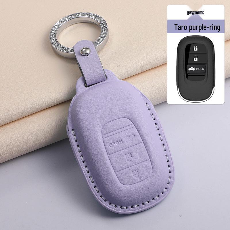 Чехол для ключа Honda для Civic, Accord, CR-V, Vezel, XRV, Fit, Haoying, Haoling, Paiying, Shipai - Доступен в 3 цветах.