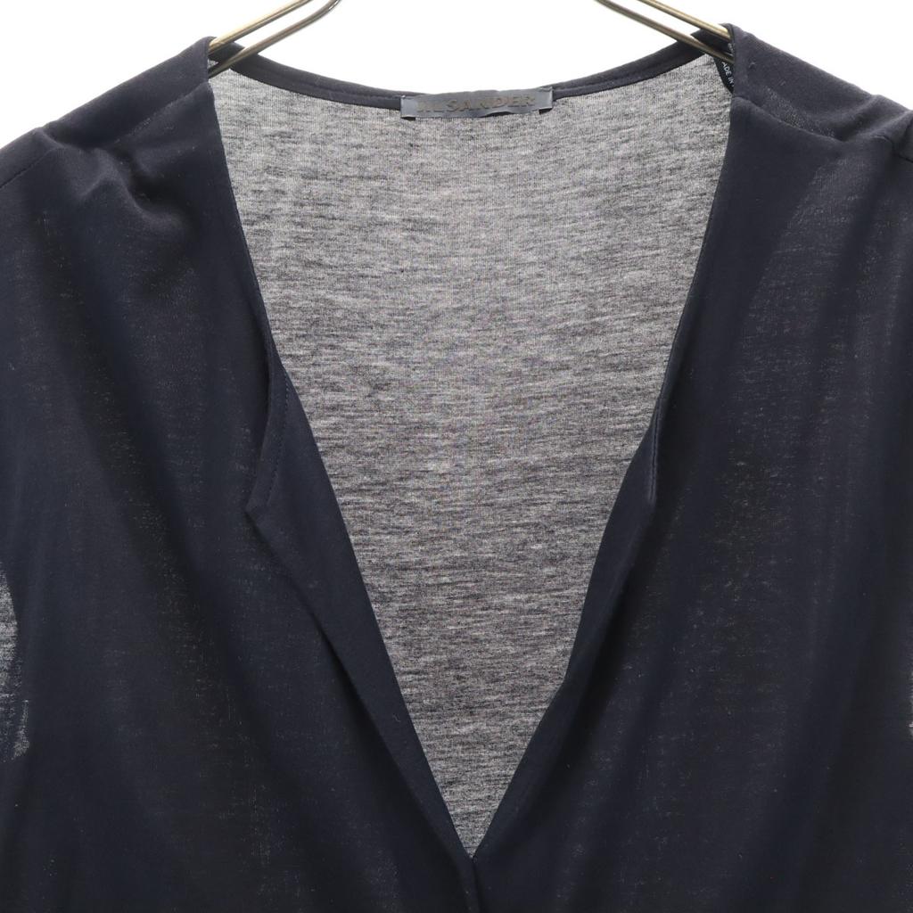 JIL SANDER made in Italy No sleeve Skipper Color one piece 32 Navy Women Used