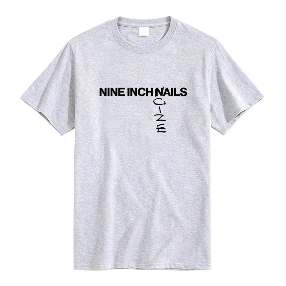 Nine Inch Nails Boys Noize Print Tees Nine Inch Noize Album T-shirt Short Sleeve Cotton Female/Male Tshirts Unisex Streetwear