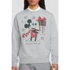 Disney Unisex Adult Mickey Mouse Present Christmas Sweatshirt
