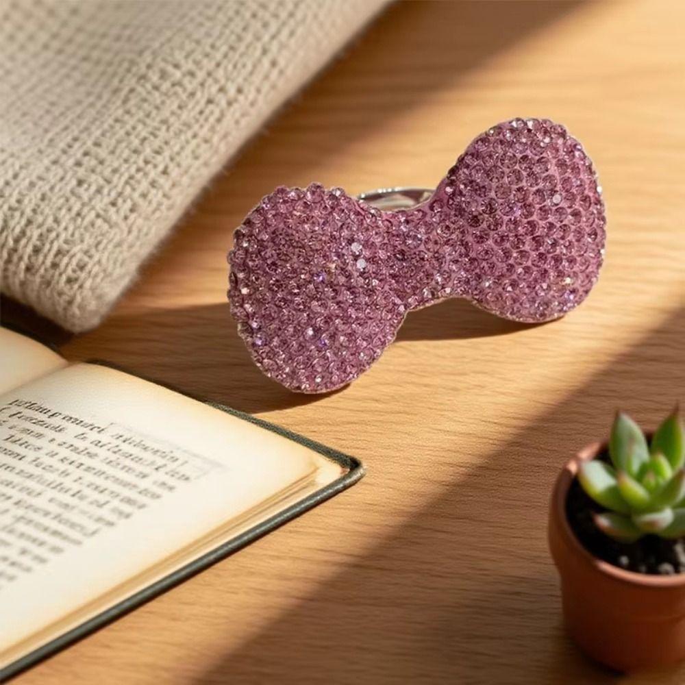 Opening Rings Women Finger Ring Sparkle Bow Y2k Millennial Ring Trendy Pink Bow Rings Cute Girl