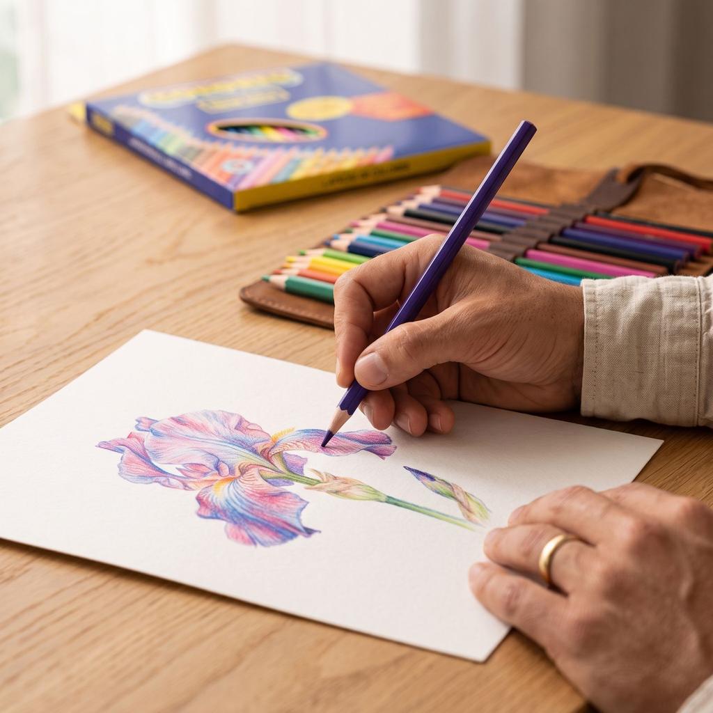 Colored Pencils Colors for Drawing, Sketching and Coloring Books