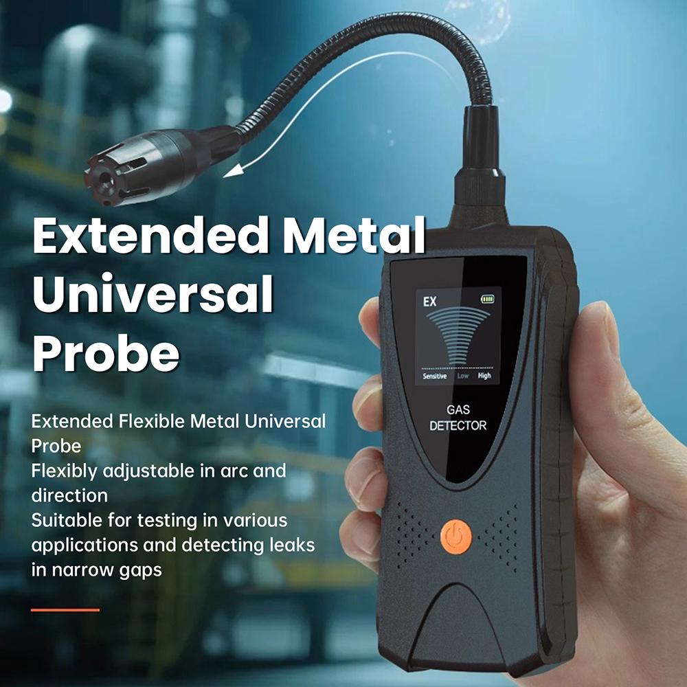 Handheld Gas Leak Detector Natural Gas Testers Methane Combustible Gas Detector Gases Concentration Analyzer Meter Leakage Tools