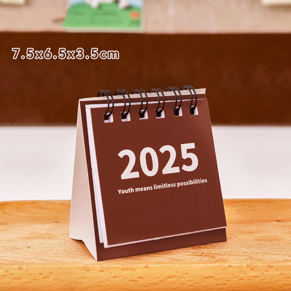 2024.8.-2025.12 Calendar Simple Mini Desk Calendar Kawaii To Do List Daily Schedule Table Planner Home Office Stationery Supplies