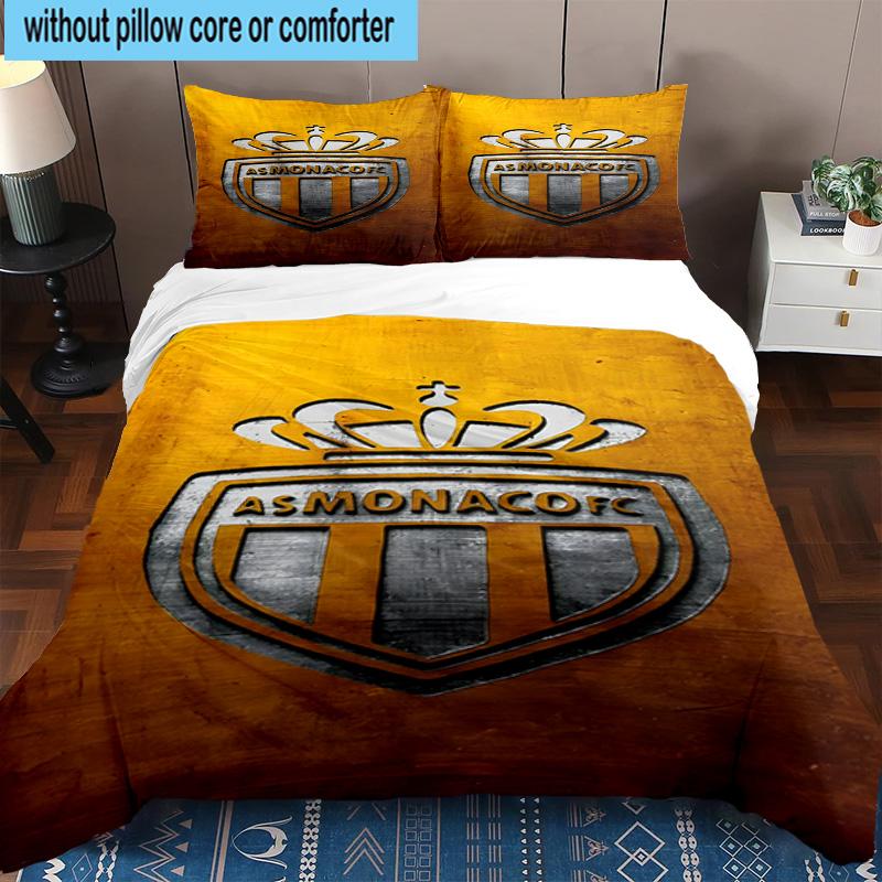 3pcs Monaco Monaco Printed Bedding Set Duvet Cover Closure Includes 1 Duvet Cover & 2 Pillowcases Bedding Sets Home Decor Gifts