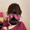 Elegant Lady Shark Clip Korean Style Bow Claw Clip Durable Bowknot Hair Claws  Autumn Winter