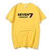 Small Group Seven Surrounding Harajuku Print Fashion Men'S And Women'S T-Shirts, Tops, Short Sleeves