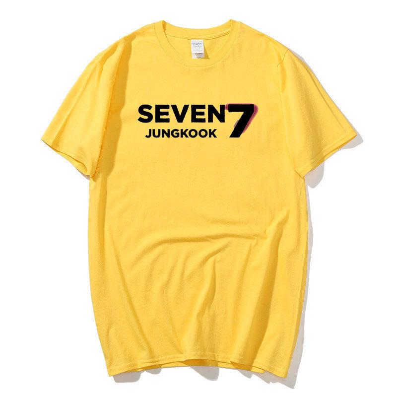 Small Group Seven Surrounding Harajuku Print Fashion Men'S And Women'S T-Shirts, Tops, Short Sleeves