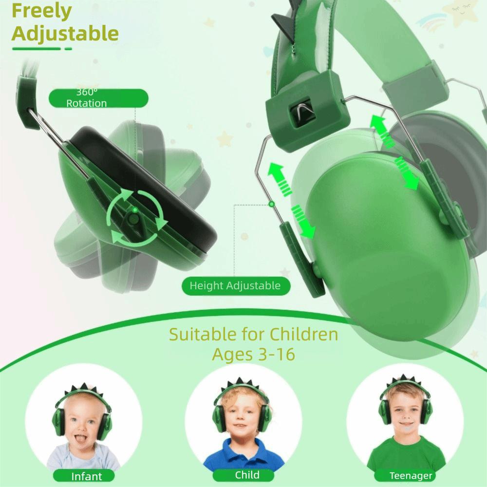 Cartoon Anti-Noise Earmuffs Adjustable Ear Protector Ears Muffs Noise Reduction Muffs  For Children