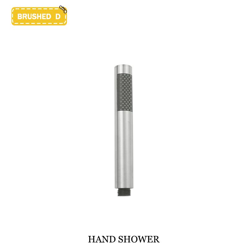 Ручная душевая лейка из матового золота с настенным креплением из латуни, ручной душ из нержавеющей стали, шланг 1,5 м, аксессуары для ванной комнаты