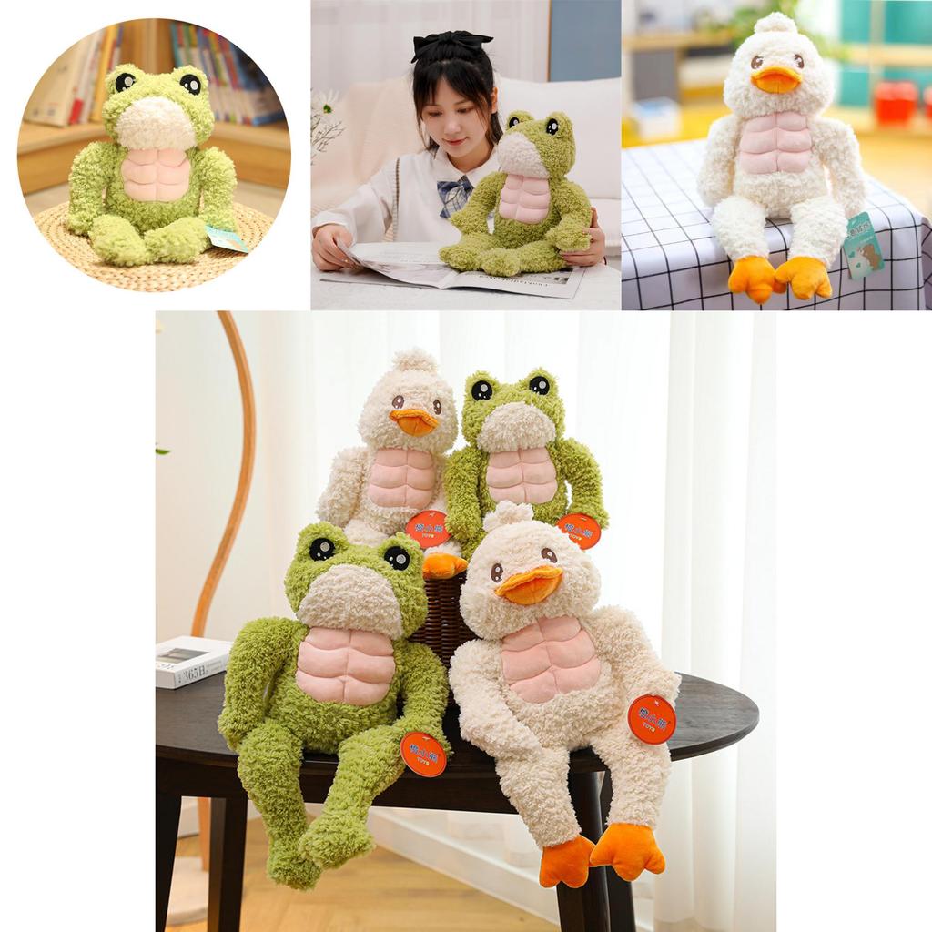 Creative Fitness Plush Frog And Duck Stuffed Animals Adorable Soft Toys For Kids