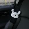 Big-Eared Rabbit Car Seatbelt Shoulder Pads, Cute Car Decoration Shoulder Pads, In-Car Couple Decorations