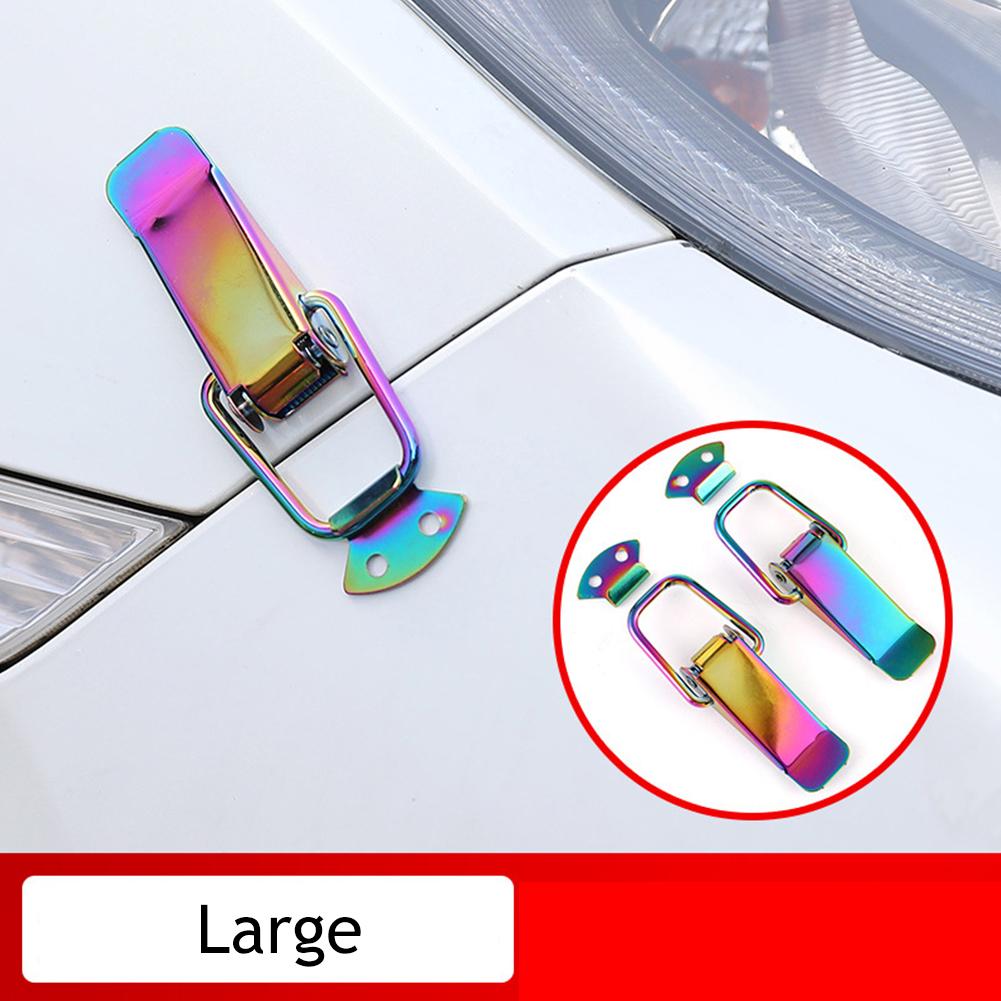 2 Pcs Fastener Clip Universal Security Hook Lock Clip Kit Bumper Quick Release Hook Lock Clip for Drone Car Accessories