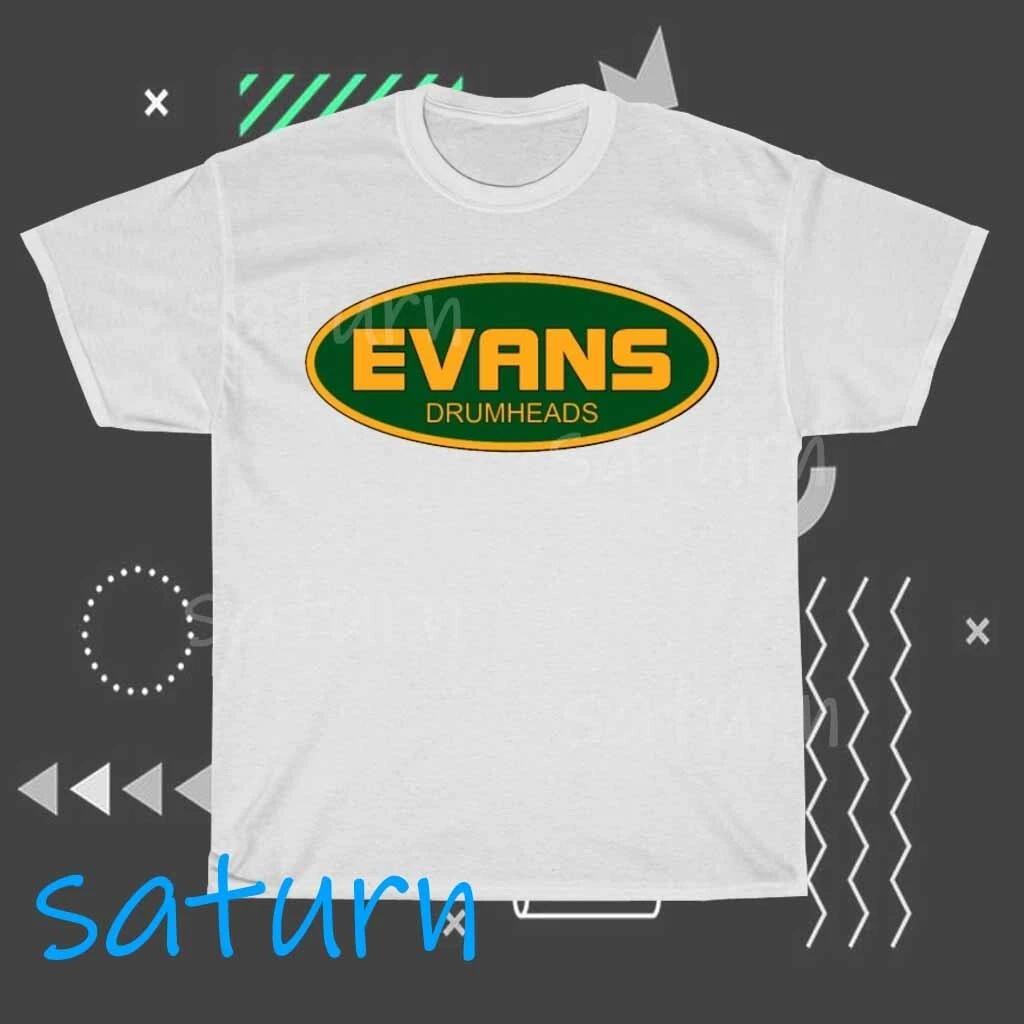 Evans Drums Drumheads Logo T-Shirt Funny Size S to 5XL