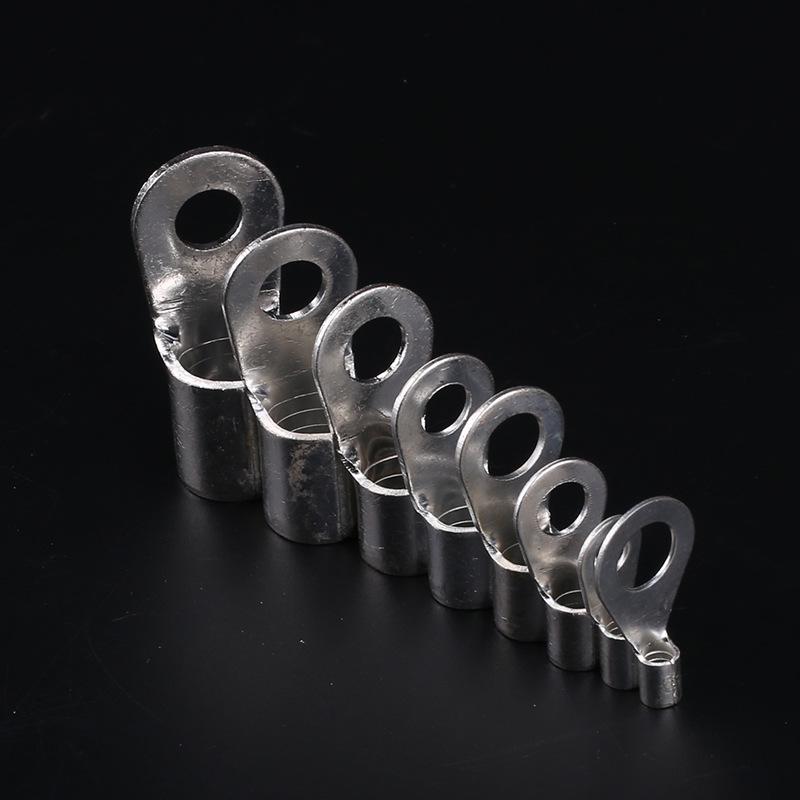 OT38-8 Copper Lug Cold Crimp Wiring Connectors, 200 Pcs