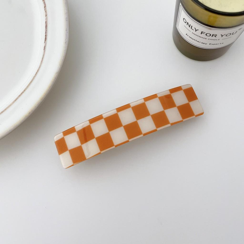 Шикарная квадратная заколка для волос 10,2 см для женщин, ручной работы в ретро-дизайне, доступна в различных цветах, идеально подходит для модных и повседневных случаев