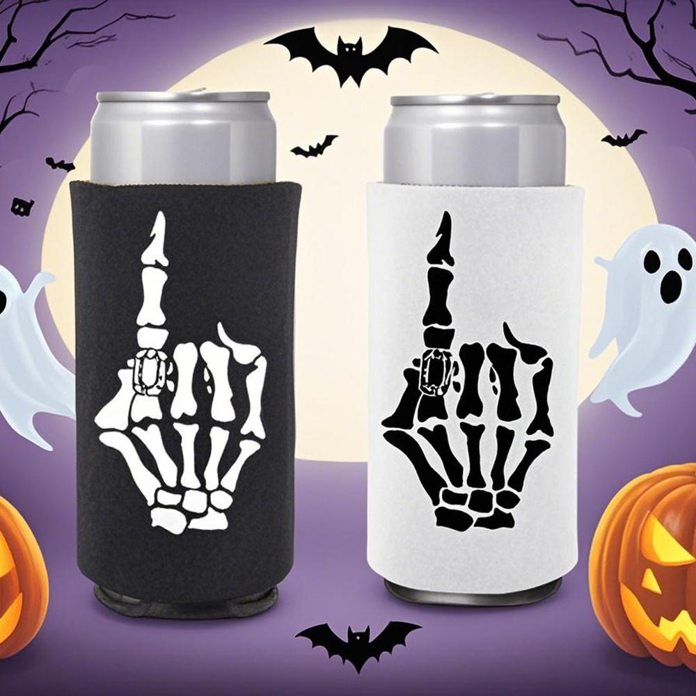 2 шт. Многоразовые подставки для банок для девичника в виде скелета, руки и черепа. Вечеринка "До самой смерти", вечеринка "Невеста или умри", страшная вечеринка на Хэллоуин.