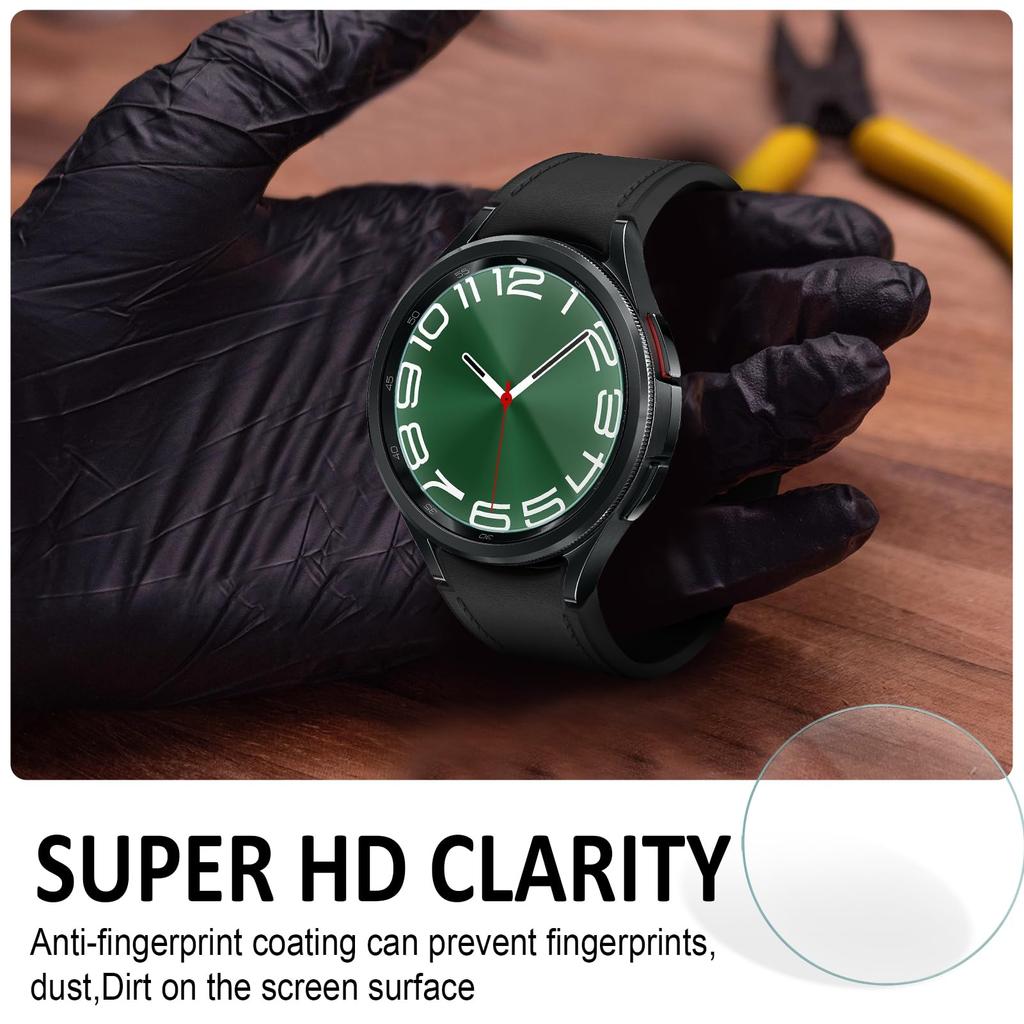 Закаленное стекло для Samsung Galaxy Watch 6 40 мм 44 мм аксессуары HD прозрачная гидравлическая пленка защитная пленка для экрана Watch 6 Classic 43/47 мм