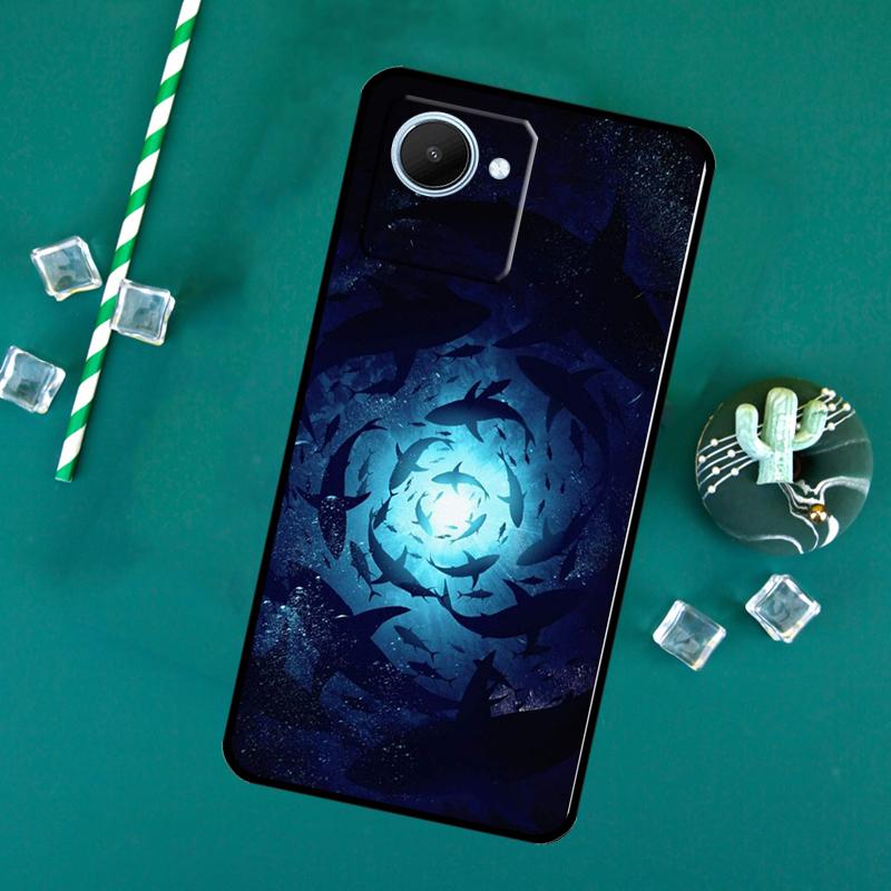 Dream Whale Cartoon For Realme 15 Pro 10 11 12 13 14 Pro Plus GT6 GT7 C61 C67 C63 C71 C55 C51 C65 C53 C75 Case