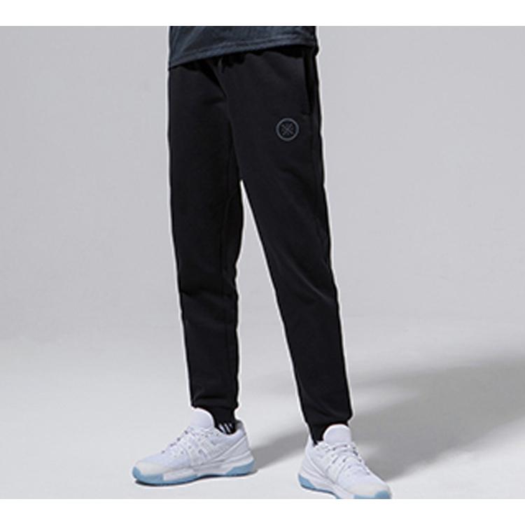 Мужские вязаные спортивные штаны Li Ning Черные AKLN447-4