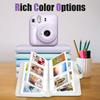 108 Pockets Mini Film Photo Album PU Leather Cover Photo Paper Mini Album Picture Case Stamp Collection Book For 2*3 Inch