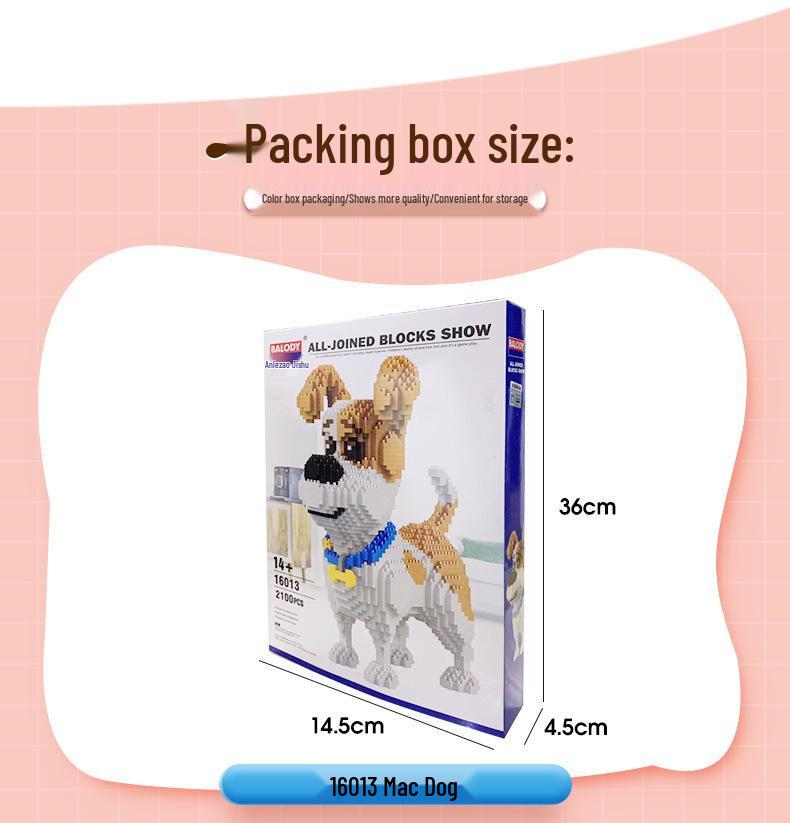 BeleDi Micro Building Blocks: Educational Pet Model Toy for Kids
