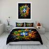 Brazil CBF Logo Bedding Set Bedding Duvet Cover Set Duvet Cover Pillowcases  (1 * Duvet Cover 2 * Pillowcases, without duvet insert)