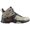 SALOMON X Ultra 4 Mid Gtx Durable Breathable Outdoor Functional Shoes Men Shoes Khaki-Green 473525