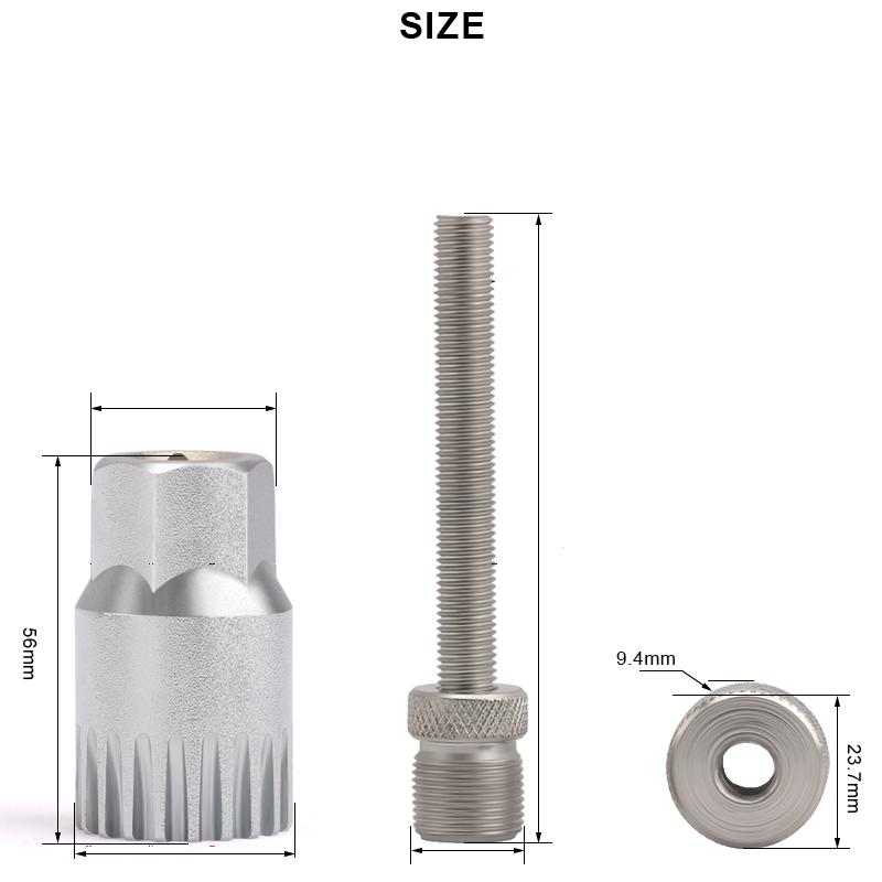 Инструмент для снятия каретки велосипеда, инструмент для ремонта шлицевой втулки с квадратным отверстием и 20 зубцами, инструмент для снятия крепежного стержня велосипеда, инструмент для снятия винта с противопадения
