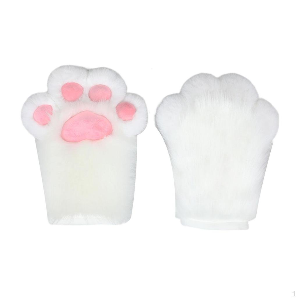 Cat Paw Gloves Costume Kitten Claw for Club Festival Prom Masquerade