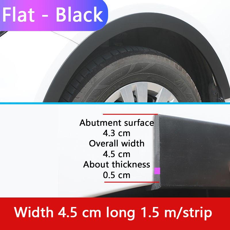 1,5 м универсальная автомобильная уплотнительная полоса из ПВХ, расширители крыльев, арки, расширитель крыла, авто брызговик, колесо, бровь, защита от столкновений, брызговик