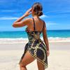 Women 2 Pieces Bikini Sexy High Waist  Bathing Suit Beach Swimwear Female Summer Swimsuit