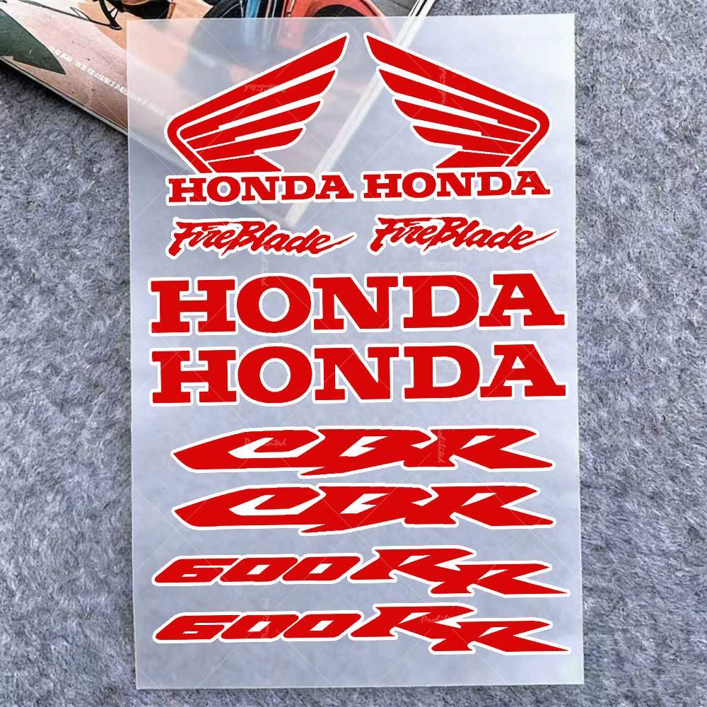 PYYG6 For Honda Stickers Reflective motorcycle stickers, 3M safety warning at night in the dark scooter helmets
