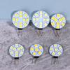 2 шт. светодиодная лампа G4 круглая прожекторная лампа 180 градусов Dc12V 5050 Smd 1 Вт 1,5 Вт 2 Вт теплый холодный белый свет замена галогенной лампы