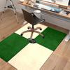1pc Office Carpet Chair Mats Slytherin Crest Wallpaper Perfect for Office Chairs, Living Rooms, Or Bedrooms,Polyester Carpet.HDT204