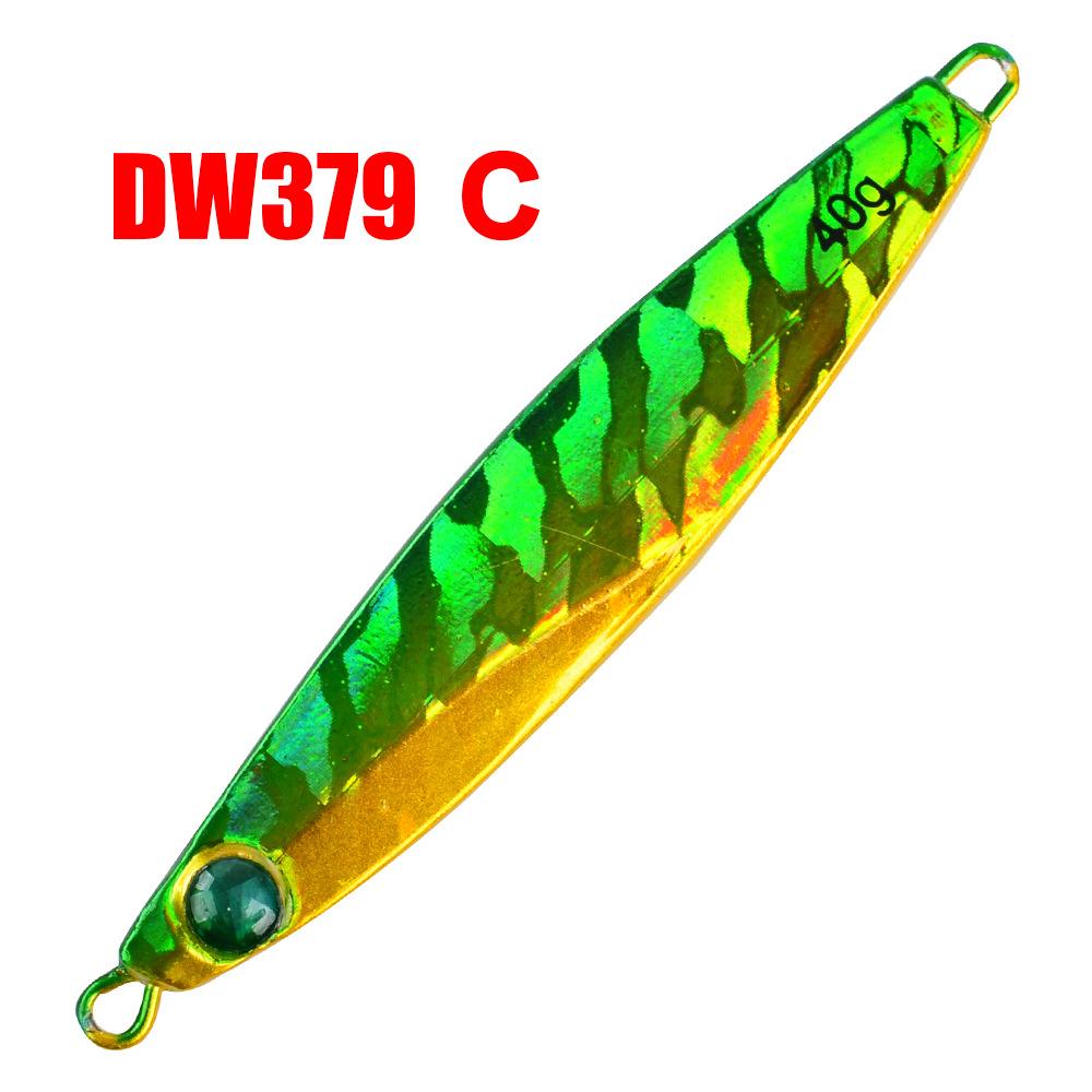 Lure Colorful Prismatic Bait Biomimetic Hard Bait 5 Color Lead Fish DW379-40G