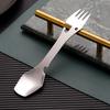 Ложка из нержавеющей стали, зеркальная поверхность, многоразовая пищевая креативная универсальная открывалка для бутылок, вилка, принадлежности для вечеринок