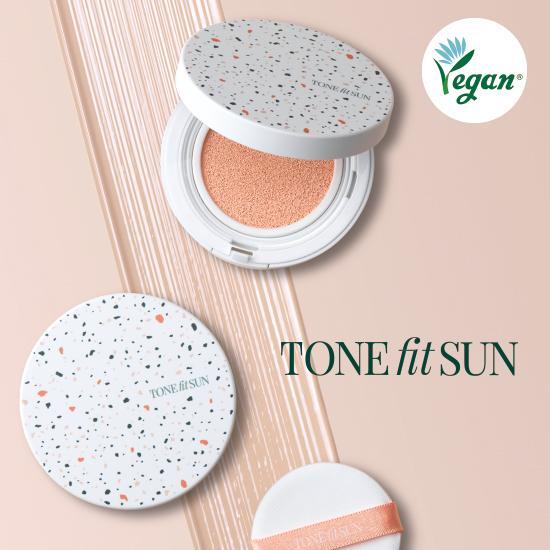 TONE Fit SUN Vegan Pingbe Tone Up Sun Cushion SPF50+ PA++++