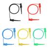 5Pcs Colorful Multimeter Electrical Test Dual SMD IC Silicone Test Clip Hook