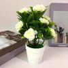 Искусственный цветок экологически чистый моющийся 4 цвета бонсай горшечное растение для дома