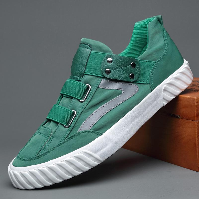 Мужские высокие парусиновые кеды Мужские 2025 Новые Весна Осень Топ Кроссовки На шнуровке Высокий стиль Однотонные Мужские Черные Туфли665