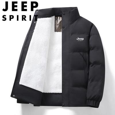 Мужская зимняя куртка JEEP SPIRIT из овечьей шерсти со стойкой