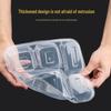 Zeng Yuan Jia 5-Compartment Disposable Plastic Meal Boxes