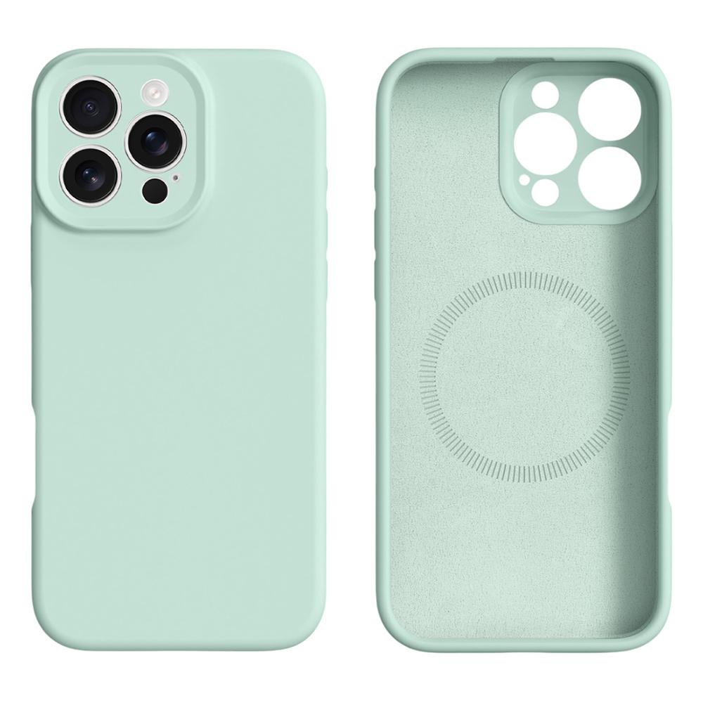 For iPhone 16 Pro Max Case Compatible with MagSafe Precise Cutouts Liquid Silicone Protective Back Cover