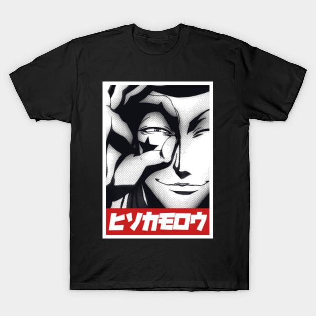 Мужская черная футболка с принтом, очень большая футболка Hisoka morow hunter x hunter, хлопковая футболка с принтом на бумаге No-Cut Transfer Paper