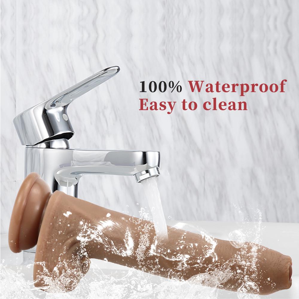 Реалистичный фаллоимитатор RUNYU, пенис крайней плоти, мягкий силиконовый фаллоимитатор, огромный член, секс-игрушки для женщин-геев