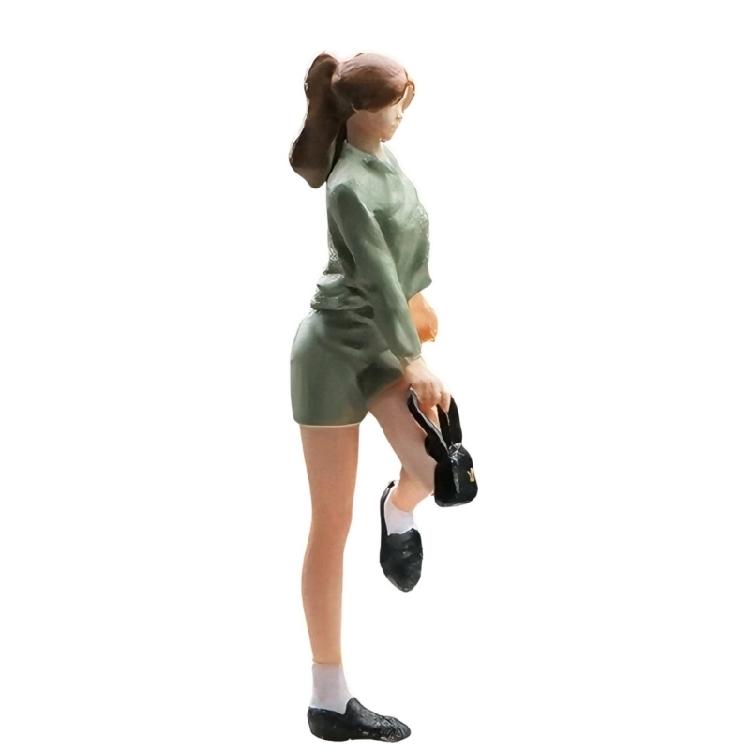 Миниатюрная фигурка кукла, смоляная фигурка, масштаб 1/64, с высокой детализацией, для моделистов и декораций