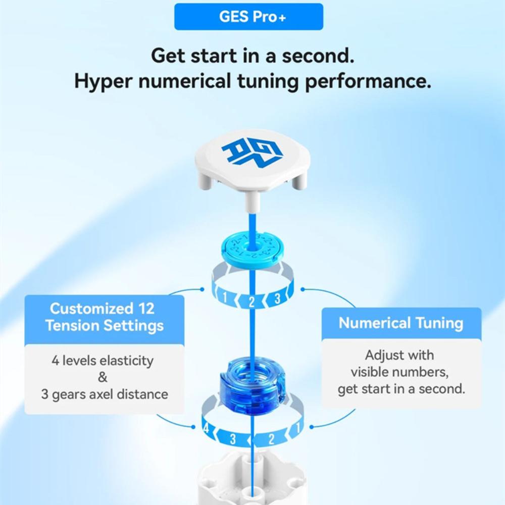 GAN 356 ME 3X3 Magnetic Magic Speed Cube Stickerless Professional Fidget Toys GAN 356ME Cubo Magico Puzzle Kids Toys