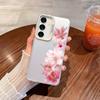 Для Samsung Galaxy S21 S23 S24 FE S25 S24 S23 S22 Ultra Plus Лазерный Чехол для Телефона Реалистичный Принт Лилии Ударопрочные Задние Крышки